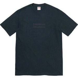 Supreme Tonal Box Logo Navy T-Shirt Size Large SHIPS NOW